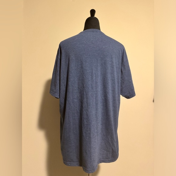 EUC Nirvana Blue and Yellow 2019 Smiley Face Graphic Tee size XL - Picture 3 of 4